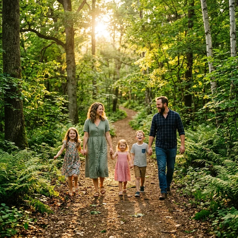 Família no Bosque